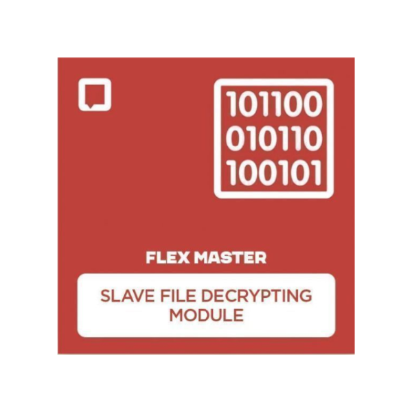 SLAVE file decrypting module for a MASTER account